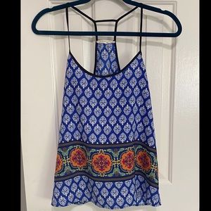 Francesca’s silk tank top barely worn!
